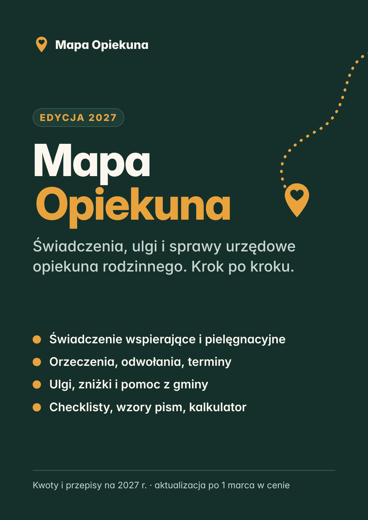 Okładka przewodnika Mapa Opiekuna, edycja 2027